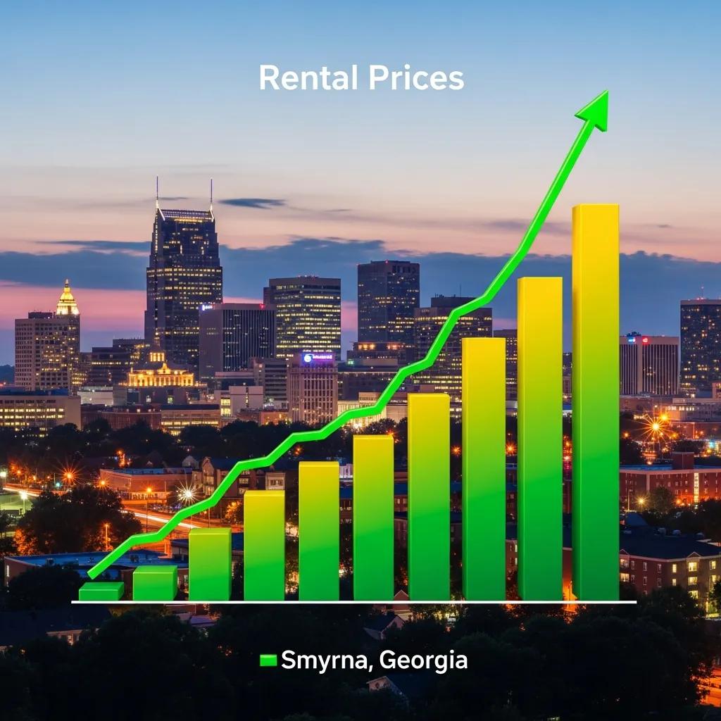 Visual representation of the upward trend in Smyrna's rental market, emphasizing growth and opportunity